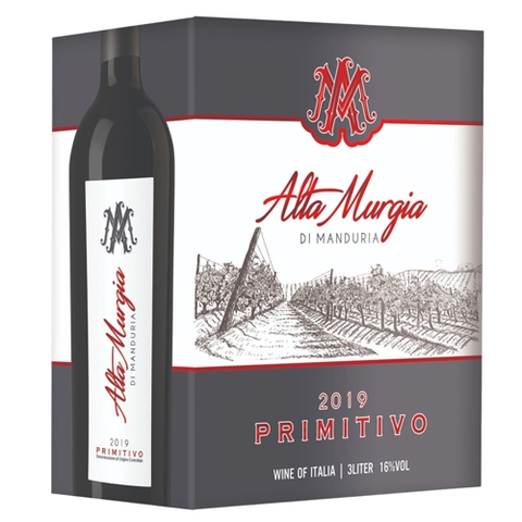 Vang Bịch Alta Murgia Primitivo Puglia 3l