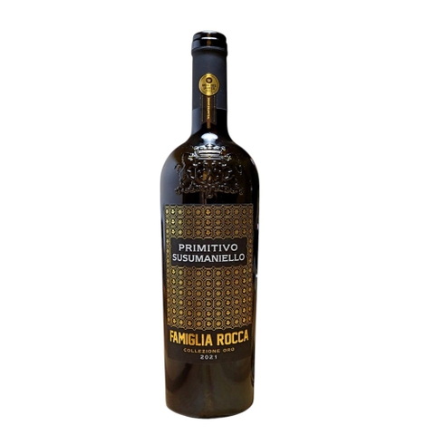 Rượu Vang Famiglia Rocca Collezione Oro Primitivo Susumaniello Chính Hãng
