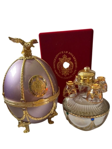 Rượu Vodka Trứng Sa Hoàng Imperial Collection Faberge Purple