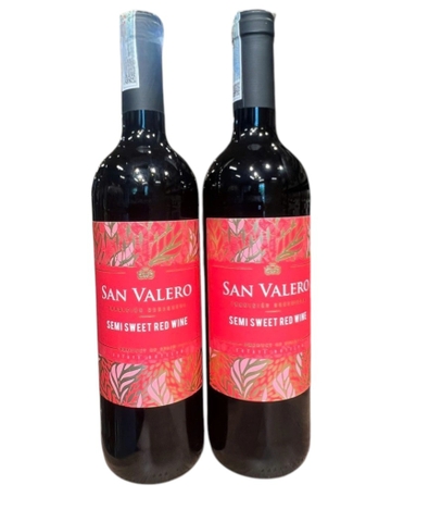 Vang ngọt San Valero Semi Sweet Red Wine