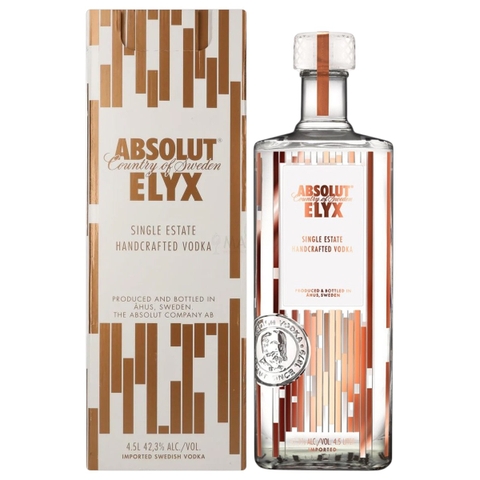 Rượu Vodka Absolut Elyx 4.5 Lít Chính Hãng
