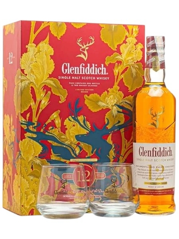 Rượu Glenfiddich 12 Năm Sherry Cask Finish Hộp Quà Tết 2026