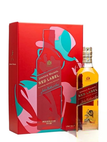 Rượu Johnnie Walker Red Label Hộp Quà Tết 2026 Chính Hãng