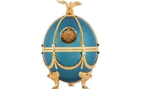 Rượu Vodka quả trứng Nga màu xanh lam chính hãng