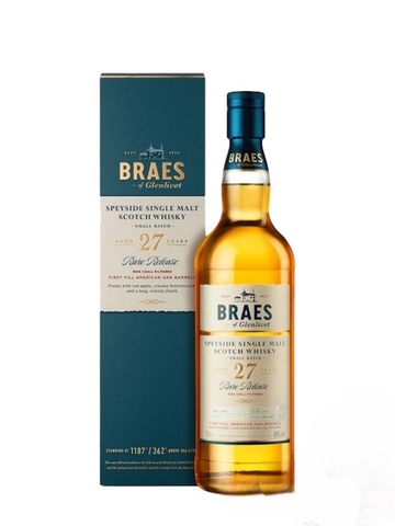Rượu Braes of Glenlivet 27 Year Old