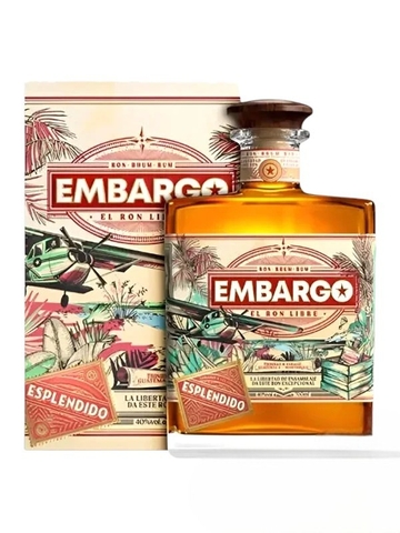 Rượu rum Embargo Anejo Esplendido Rhum 40%
