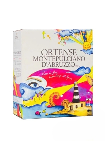 Rượu Vang Bịch Ortese Montepulciano d'Abruzzo DOC chính hãng
