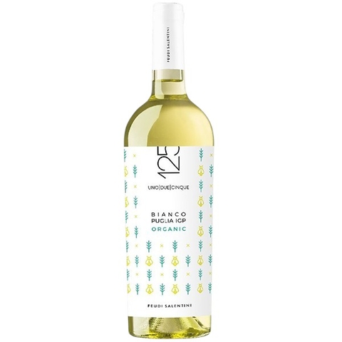 Rượu Vang 125 Bianco Puglia Organic Chính Hãng