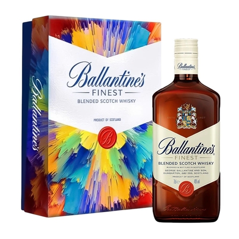 Rượu Ballantine’s Finest Blended Scotch Whisky Hộp Quà Tết 2026 Chính Hãng