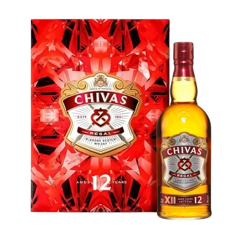 Rượu Chivas 12 năm hộp quà Tết 2026