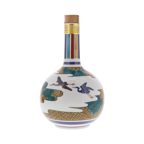 Rượu Whisky Nhật Hibiki 21 Year Old Kutani Ceramic Decanter 2005 Release