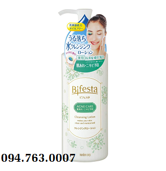 NƯỚC TẨY TRANG BIFESTA ACNE CARE NGĂN NGỪA MỤN 300ML