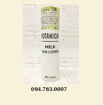 LOTION DẠNG SỮA BOTANICAL DƯỠNG ẨM ,CHỐNG LÃO HÓA,SÁNG DA 210ML