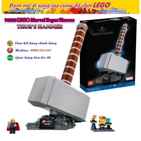 76209 LEGO Marvel Super Heroes Thor's Hammer - búa của Thor