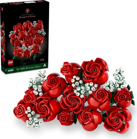 10328 LEGO Icons Expert Botanical Collection Bouquet of Roses - Đồ chơi xếp hình bó hoa hồng 2024