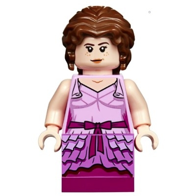 Nhân vật Hermione Granger với trang phụcváy hồng - LEGO Harry Potter- hp186