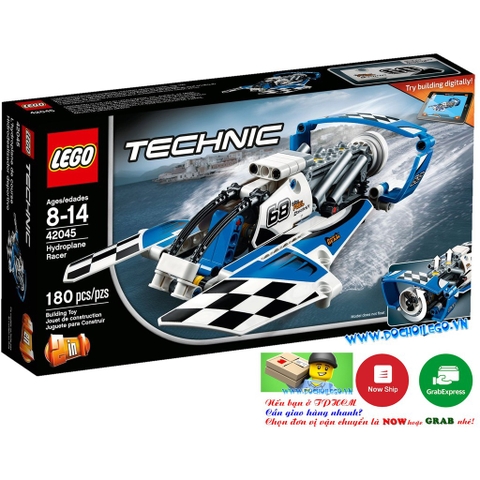 42045 LEGO Technic 2in1 Hydroplane Racer - Tay đua thủy phi cơ