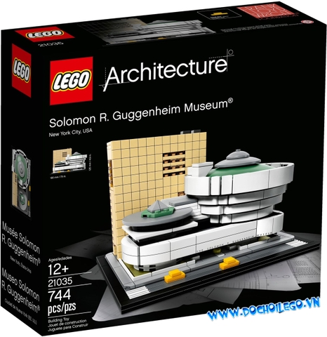 21035 LEGO Architecture Solomon R. Guggenheim Museum - Viện Bảo Tàng Solomon R. Guggenheim