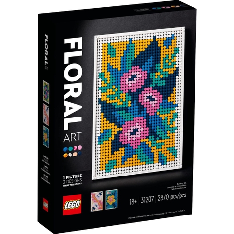 31207 LEGO Art Miscellaneous Floral Art  - Đồ chơi ghép tranh Hoa
