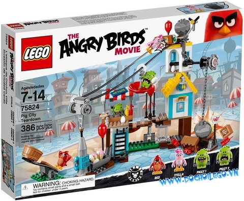 75824 LEGO® Angrybirds Pig City Teardown