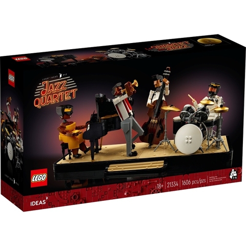 [Hàng có sẵn] 21334 LEGO Ideas (CUUSOO) Jazz Quartet - Đồ chơi lắp ráp BAN NHẠC