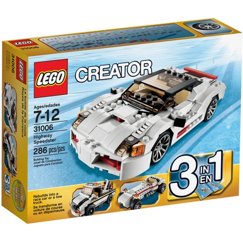 31006 LEGO Creator Highway Speedster - Siêu xe thể thao ( 3 trong 1)