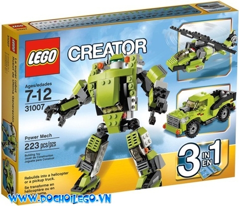 31007 LEGO® Power Mech (mẫu năm 2013)