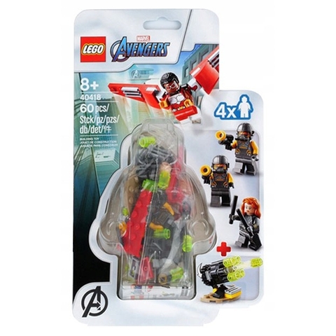 40418 LEGO  Super Heroes Avengers Falcon & Black Widow blister pack - Đồ chơi LEGO vỉ