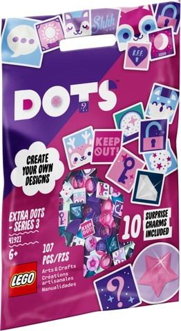 41921 LEGO DOTS Extra Dots Series 3 -  Chi tiết cộng thêm đầy màu sắc