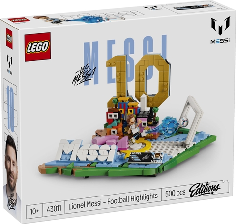 43011 LEGO Set Edition Lionel Messi – Football Highlights - Đồ chơi lắp ráp, sân cỏ , đá banh