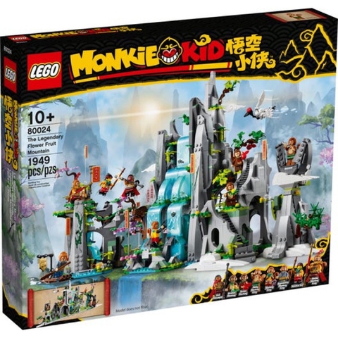80024 Lego Monkie Kid The Legendary Flower Fruit Mountain - Đồ chơi Lego Hoa quả Sơn