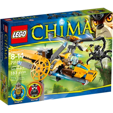 70129 LEGO Chima Lavertus' Twin Blade -Máy bay 2 cánh quạt của Lavertus