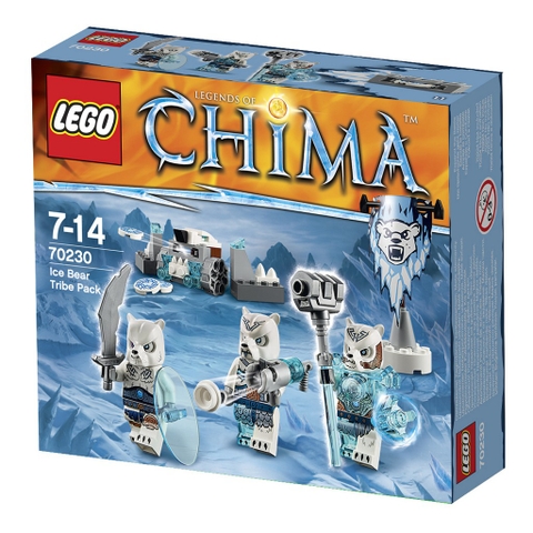 3 hộp LEGO 70230 Legends of Chima Ice Bear Tribe Pack - Đồ chơi LEGO CHima