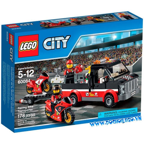 LEGO City 60084 Racing Bike Transporter Xe chở xe đua – Đồ chơi LEGO