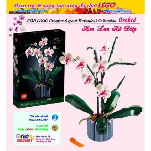 [Có sẵn] Hoa Lan hồ điệp - 10311 LEGO Creator Expert Botanical Collection Orchid