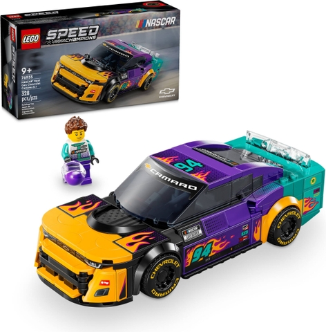 76935 Iego Speed Champions NASCAR Next Gen Chevrolet Camaro ZL1 - Siêu xe  Đồ chơi lắp ráp 8.2024