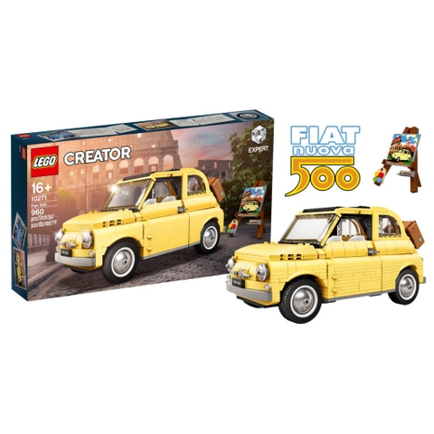 10271 Creator Expert Fiat 500 - Đồ chơi lắp ráp LEGO - siêu xe nhãn hiệu FIAT