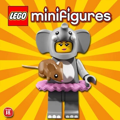 Nhân vật Elephant Girl-  LEGO 71021 Minifigures Series 18