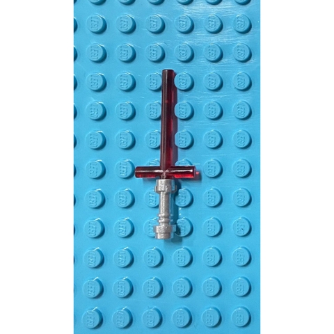 Lightsaber  Metallic Silver - thanh màu đỏ Hàng LEGO