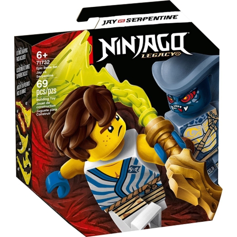 71732 LEGO Ninjago Epic Battle Set Jay vs. Serpentine - Sự đối đầu giữa Jay vs. Serpentine