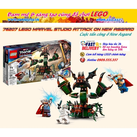 76207 LEGO Attack on New Asgard - Cuộc tấn công ở New Asgard