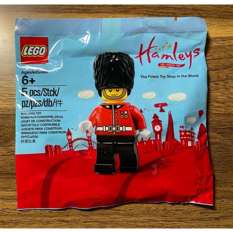 Lego 5005233 Hamleys Royal Guard Minifigure Polybag LIMITED Exclusive - Nhân vật Lính Hoàng Gia Anh.