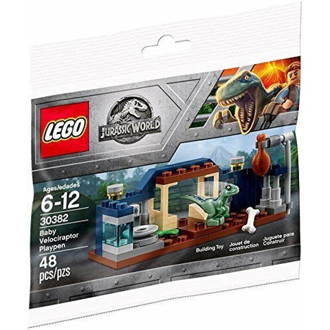 30382 LEGO Jurassic World Baby Velociraptor Playpen - sản phẩm LEGO Khủng long con