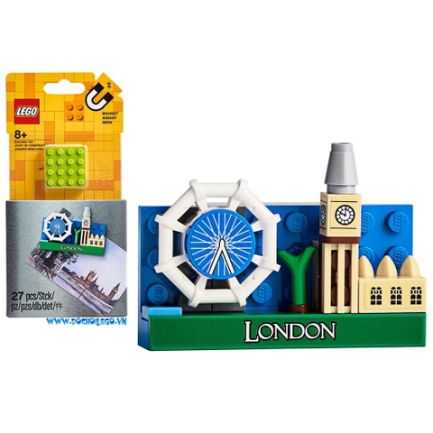 Nam châm hít tủ lạnh trang trí - 854012  LEGO London Magnet Build