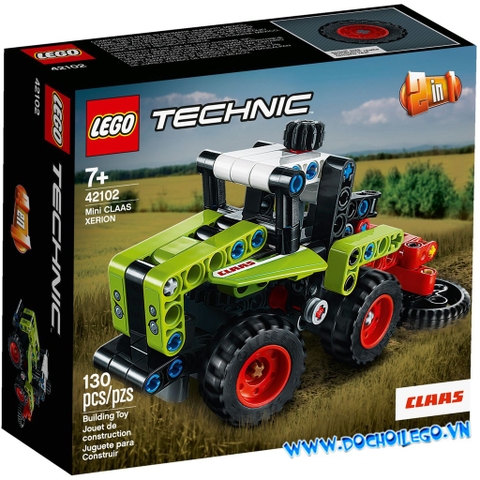 42102 LEGO Technic Mini CLAAS XERION  - Xe máy kéo nhỏ CLAAS XERION