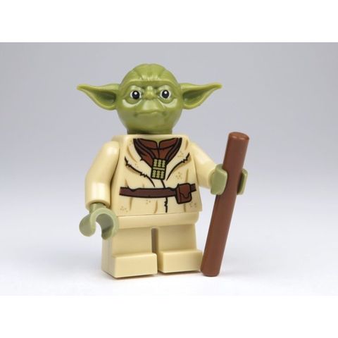 Nhân vật YODA - LEGO Star Wars Yoda (màu Olive Green, thắt lưng nâu) sw0906