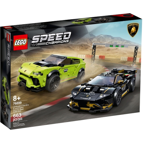 76899 LEGO Speed champions Lamborghini Urus ST-X & Huracán Super Trofeo EVO
