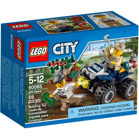 60065 LEGO City ATV Patrol - Bộ xếp hình LEGO