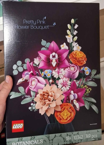 10342 Botanicals LEGO® Pretty Pink Flower Bouquet - Bó hoa hồng xinh xắn