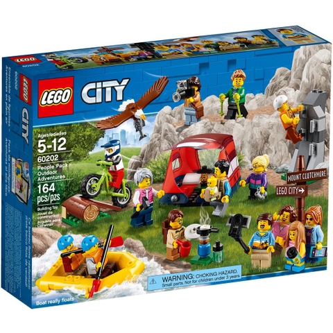 60202 LEGO People Pack - Outdoor Adventures - Cuộc phiêu lưu ngoài trời